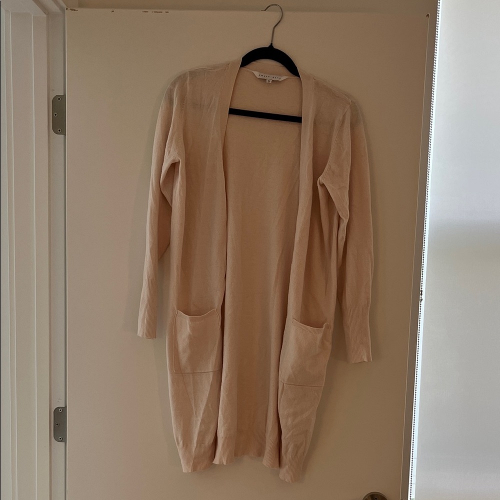 Wilfred Soft Beige Open Cardigan